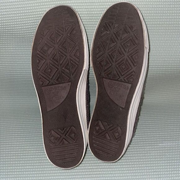 Converse Chuck Taylor All Star Platform Low Sherpa Violet Ore' Womens Size 9.5 - Picture 7 of 9